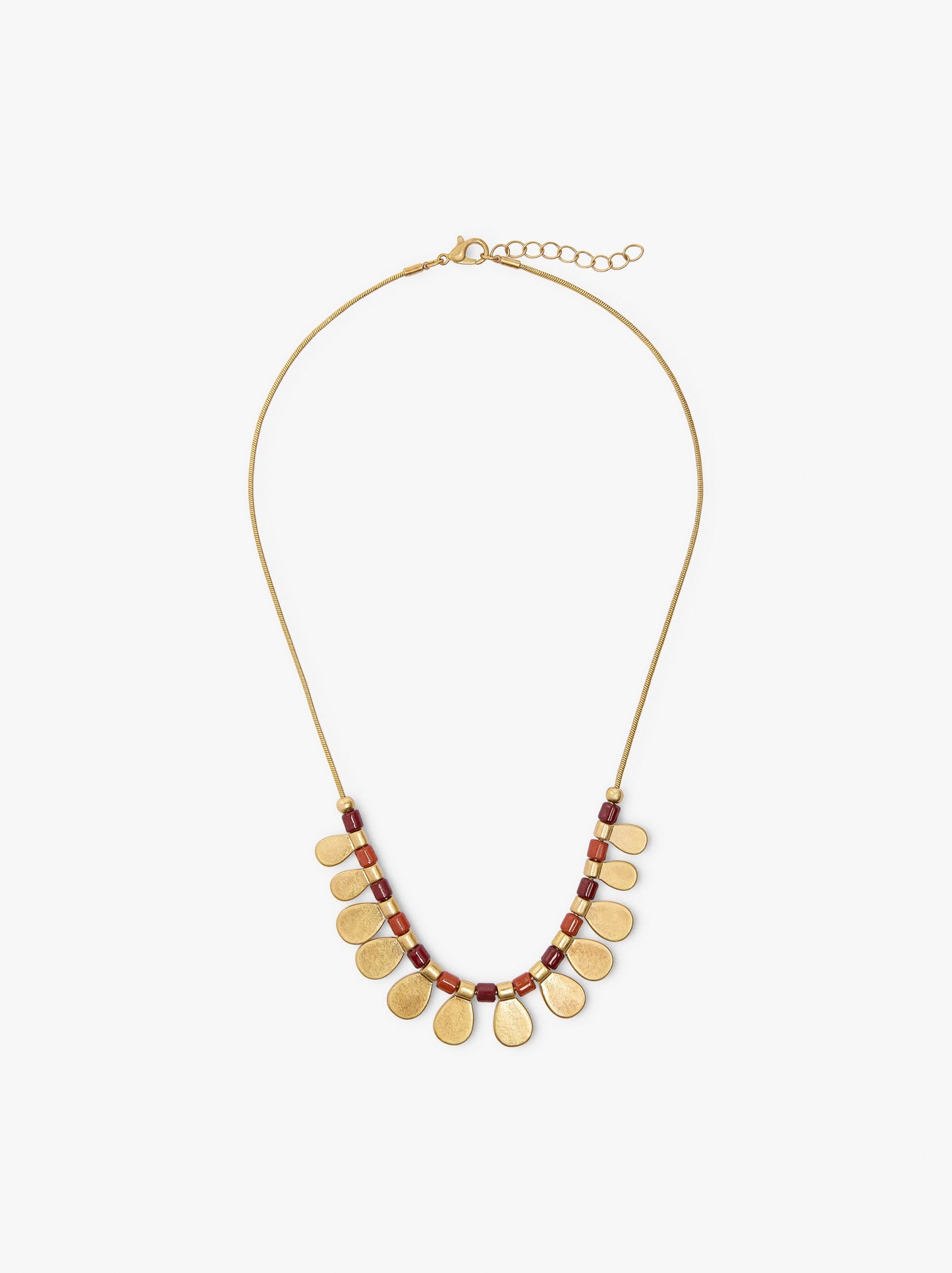 Necklace With Beads And Medals