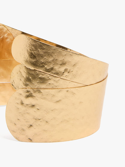 Crossed Rigid Bracelet