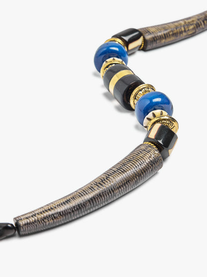Short Necklace Segmented With Maxi Beads