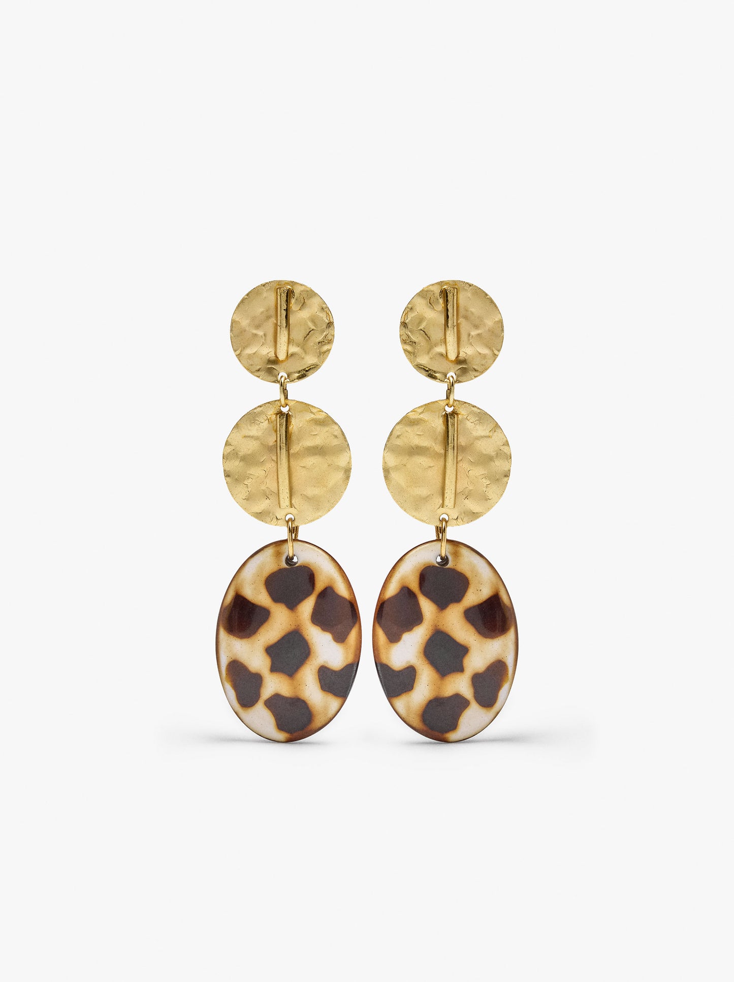 Maxi Long Oval Earrings