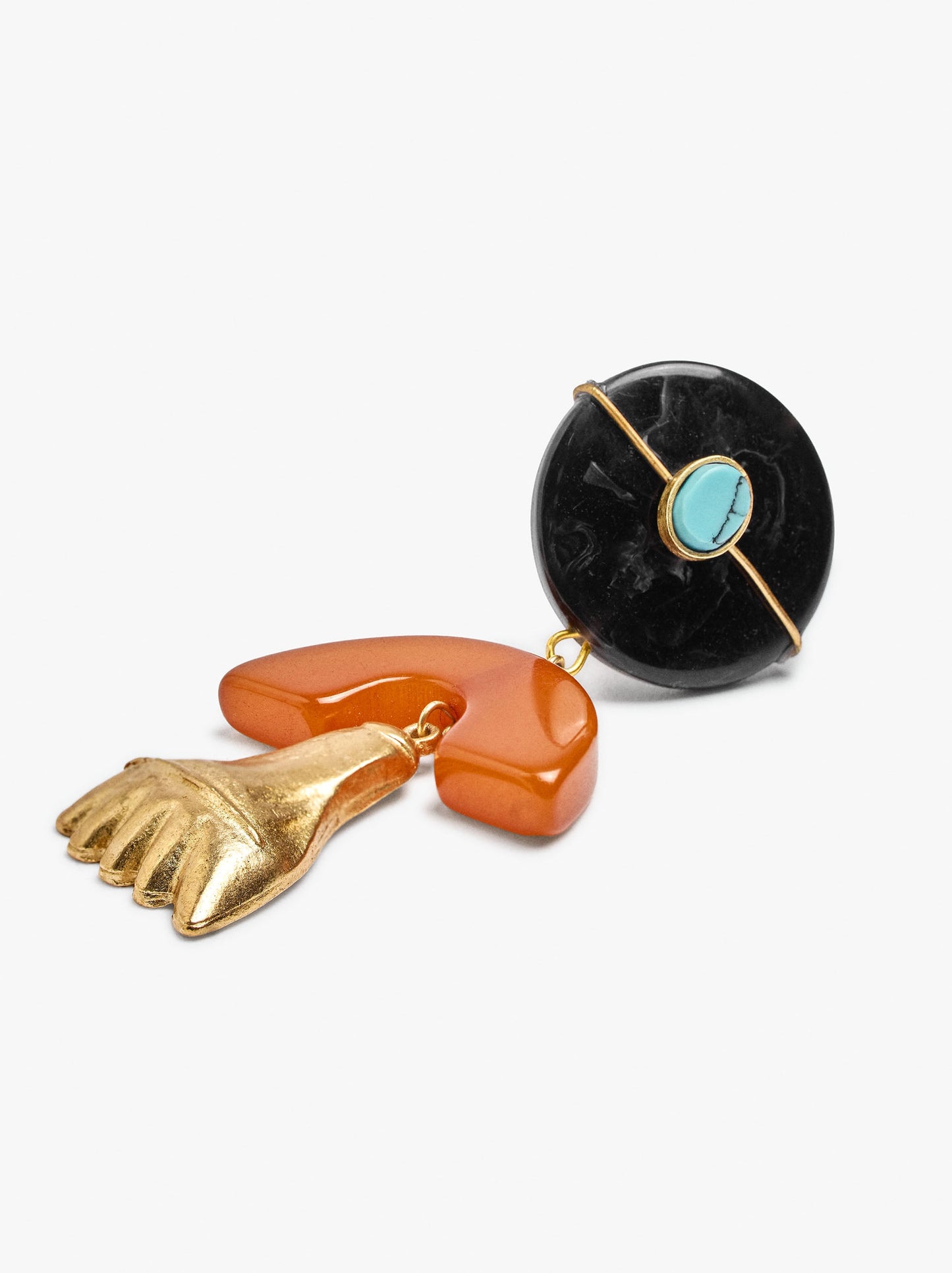 Maxi Cuff Earrings With Stone