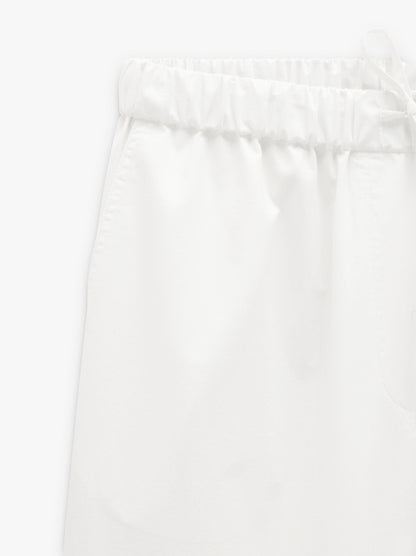 Straight Trousers With 100% Cotton