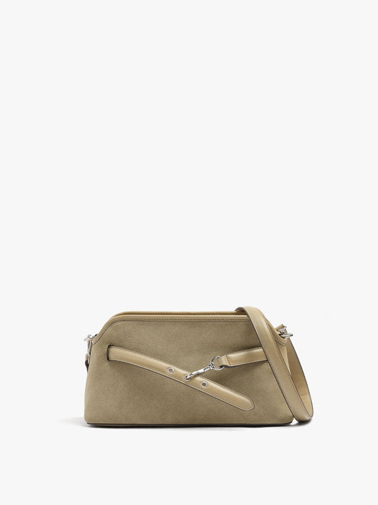 Crossbody Bag Leather Details With Belt