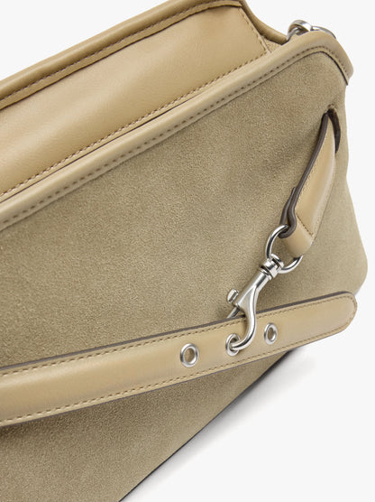 Crossbody Bag Leather Details With Belt