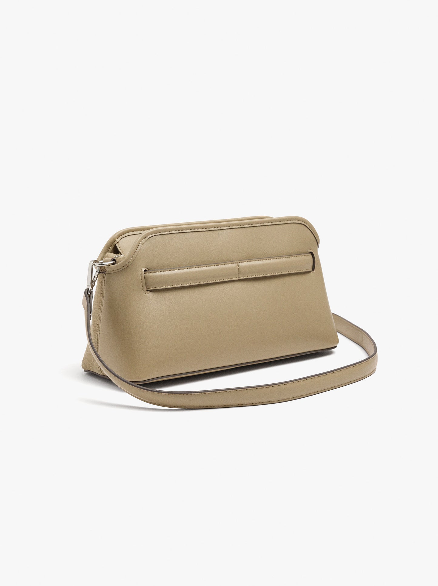 Crossbody Bag Leather Details With Belt