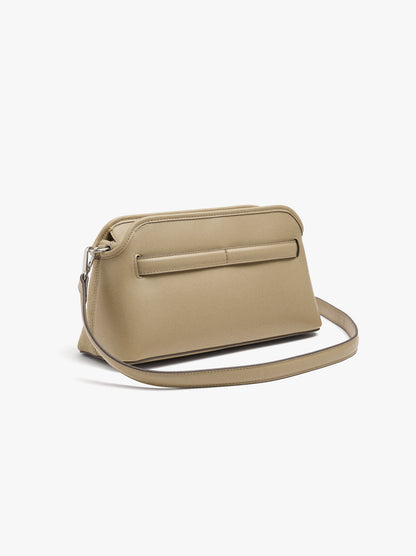 Crossbody Bag Leather Details With Belt