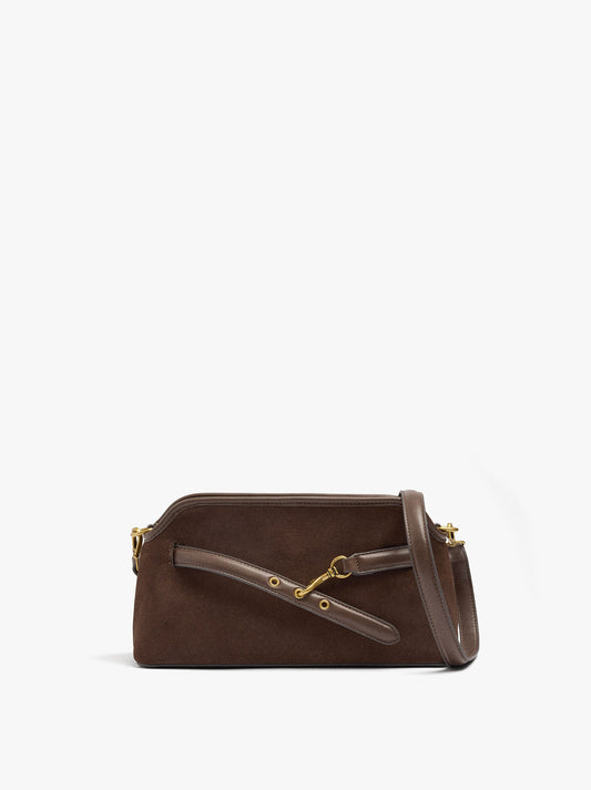 Crossbody Bag Leather Details With Belt