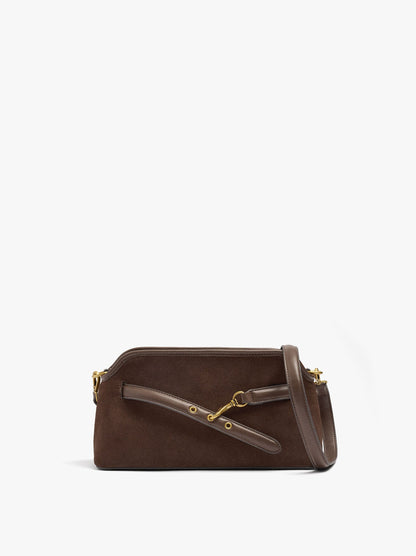 Crossbody Bag Leather Details With Belt