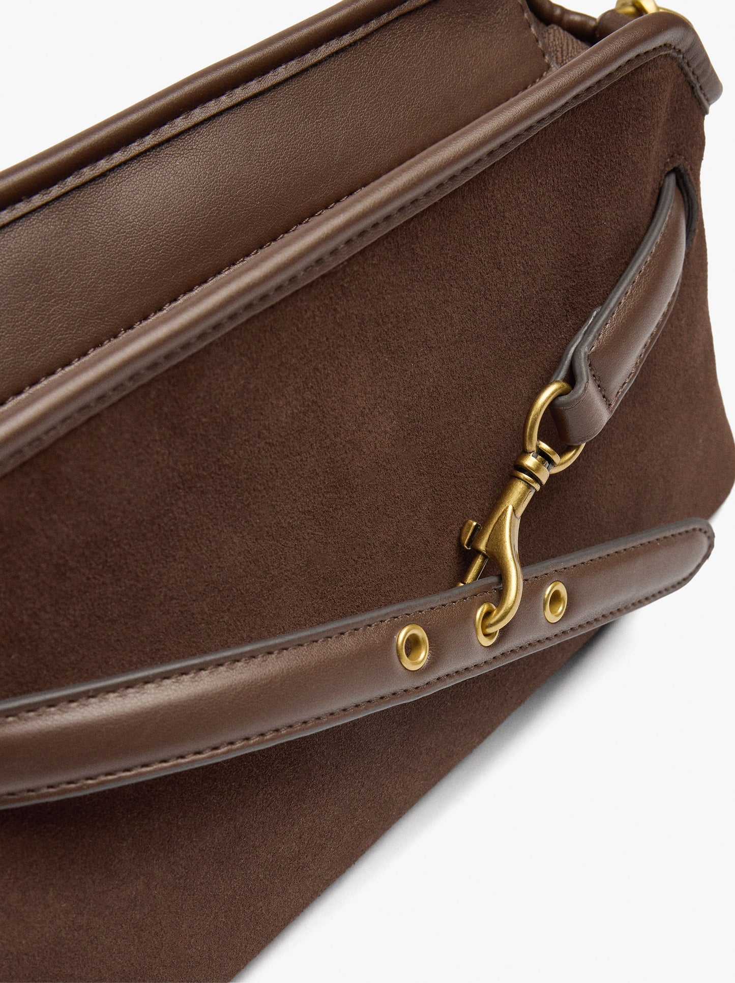 Crossbody Bag Leather Details With Belt