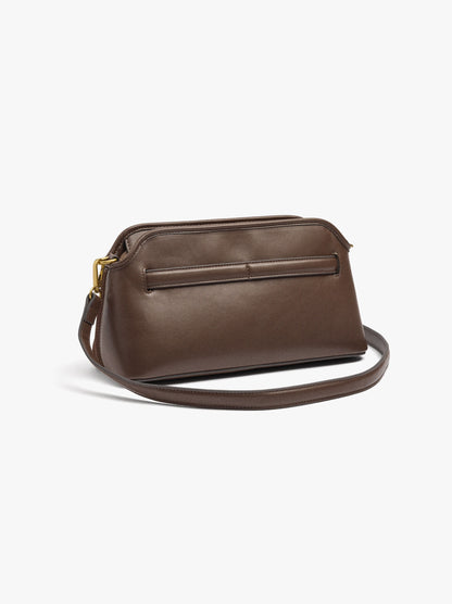 Crossbody Bag Leather Details With Belt