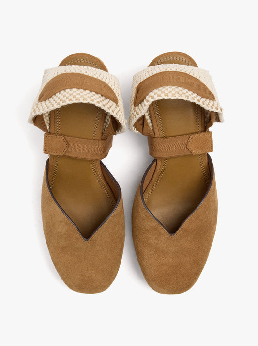 Leather Wedges With Ankle Straps