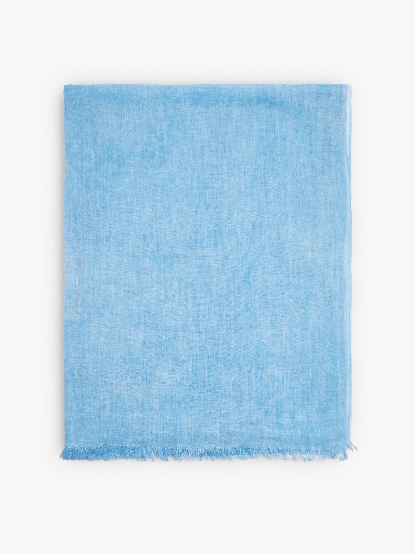 Plain Pashmina With Frayed Edges