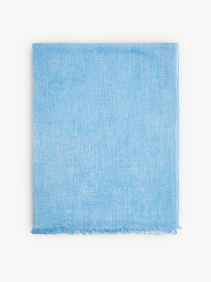 Plain Pashmina With Frayed Edges