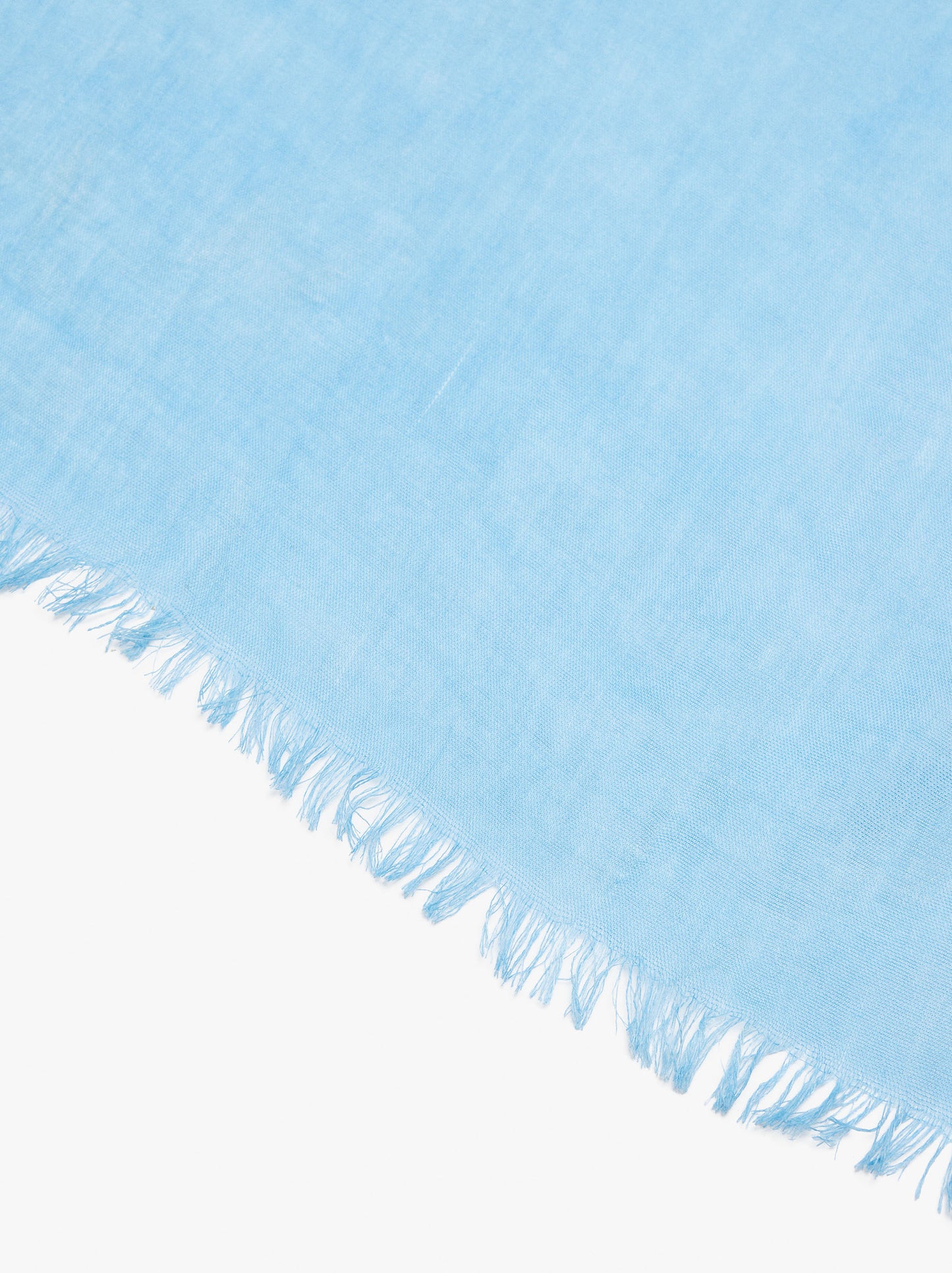 Plain Pashmina With Frayed Edges