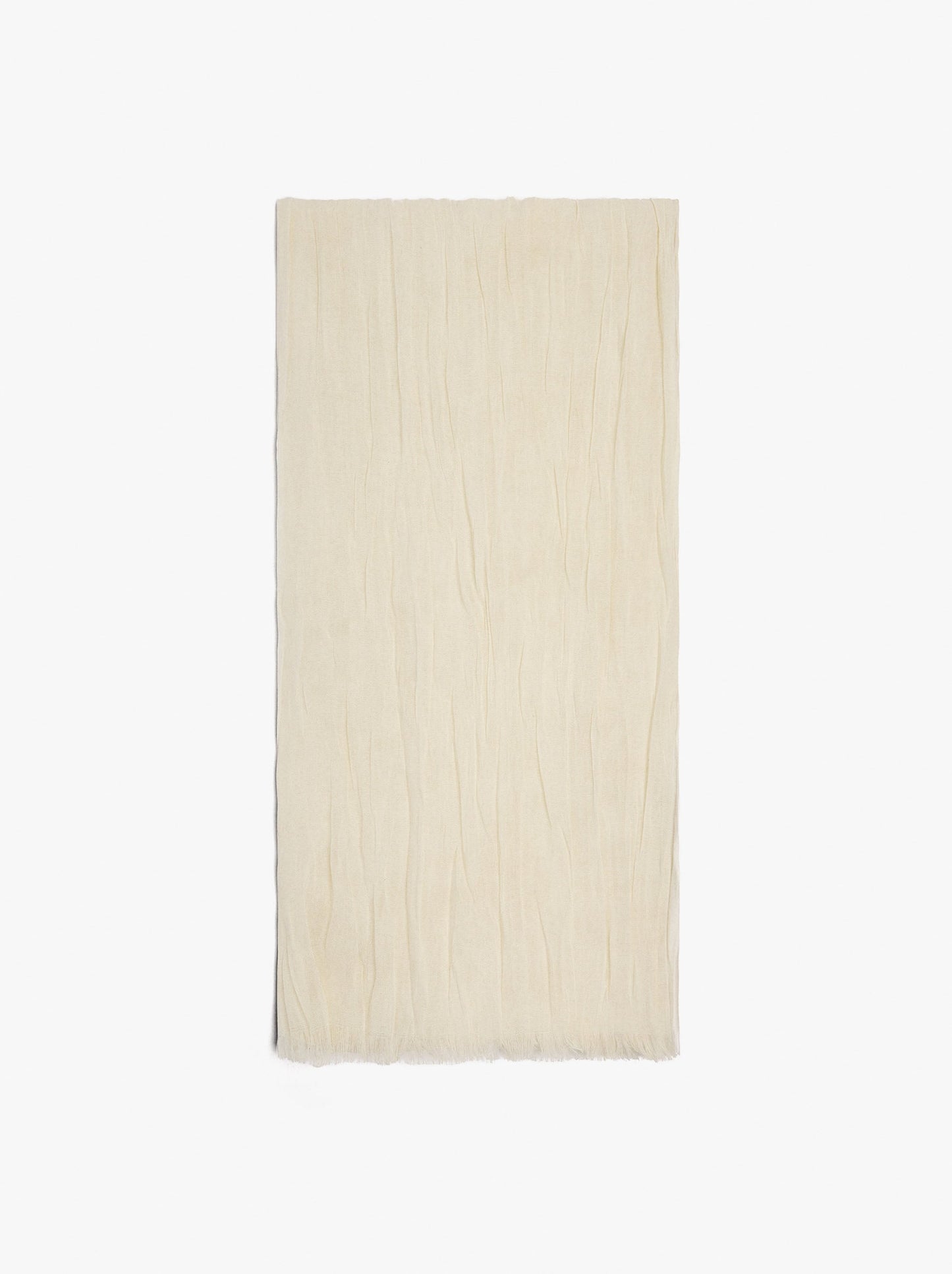 Plain Pashmina With Frayed Edges