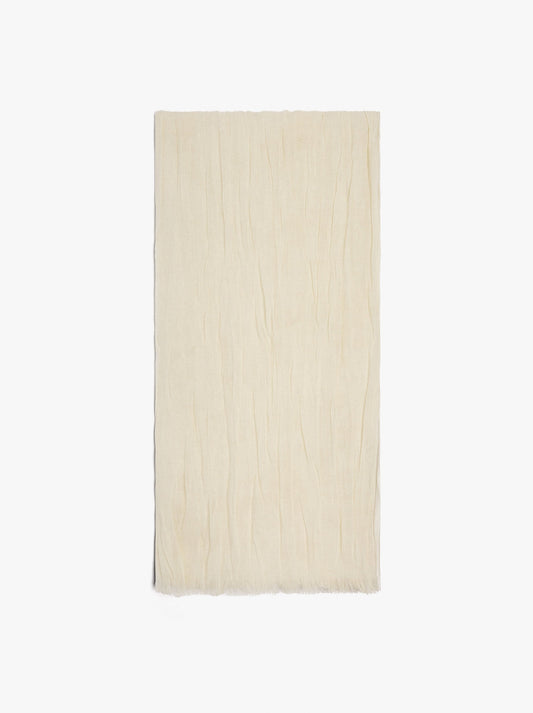 Plain Pashmina With Frayed Edges