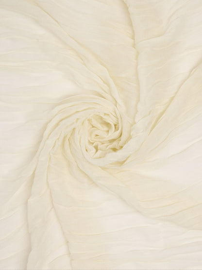 Plain Pashmina With Frayed Edges