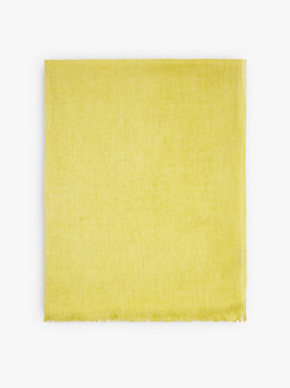 Plain Pashmina With Frayed Edges