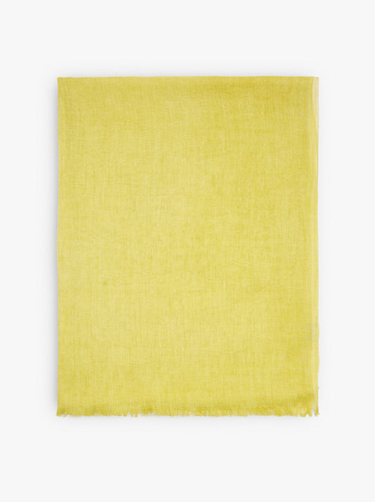 Plain Pashmina With Frayed Edges