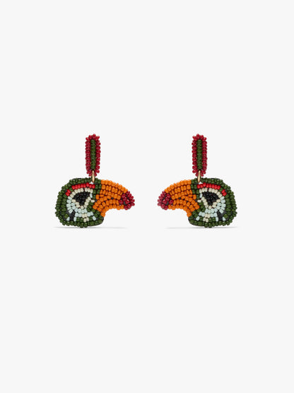 Earrings Birds Of Beads