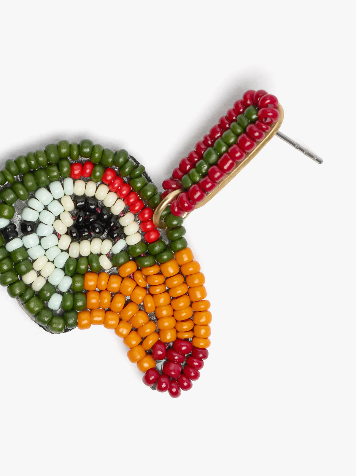 Earrings Birds Of Beads