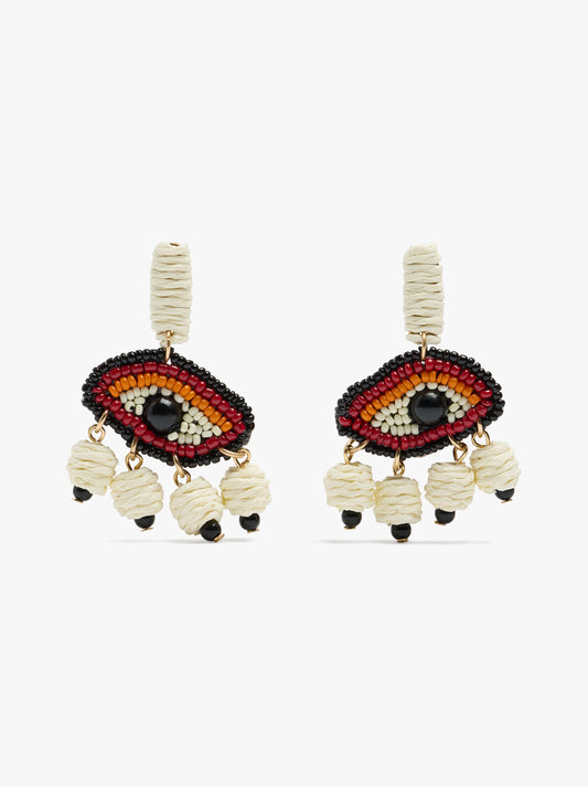 Earrings With Bead Eyes