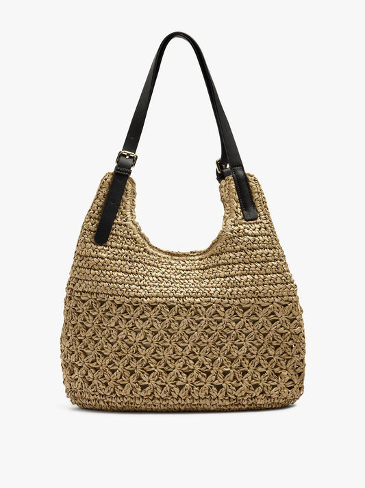 Bag Hobo With Paper Straw