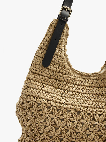 Bag Hobo With Paper Straw