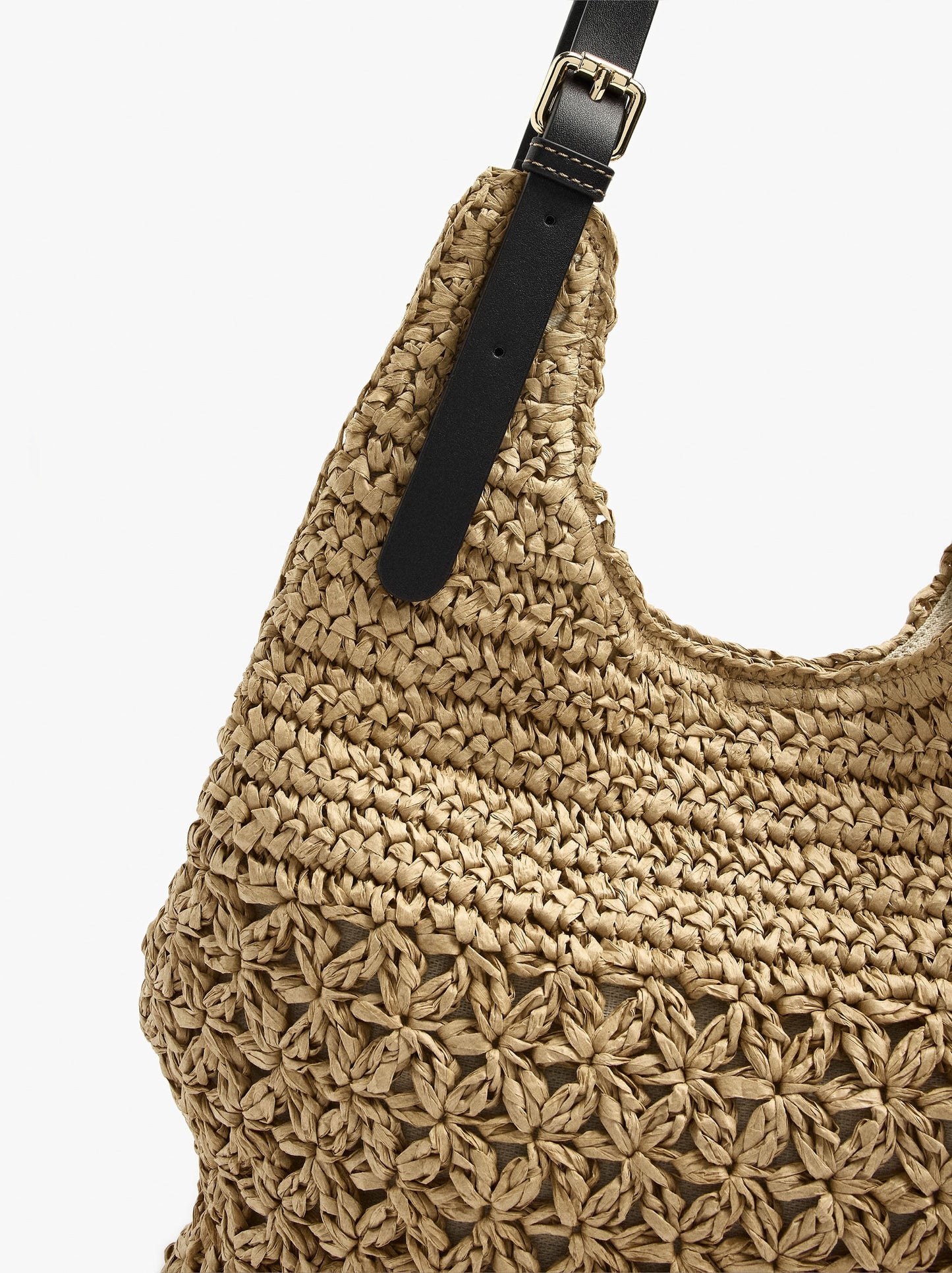 Bag Hobo With Paper Straw