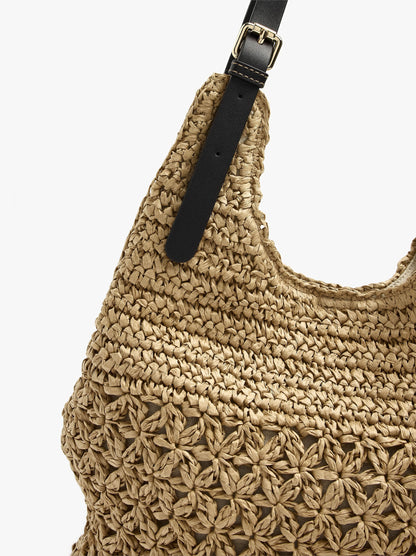 Bag Hobo With Paper Straw