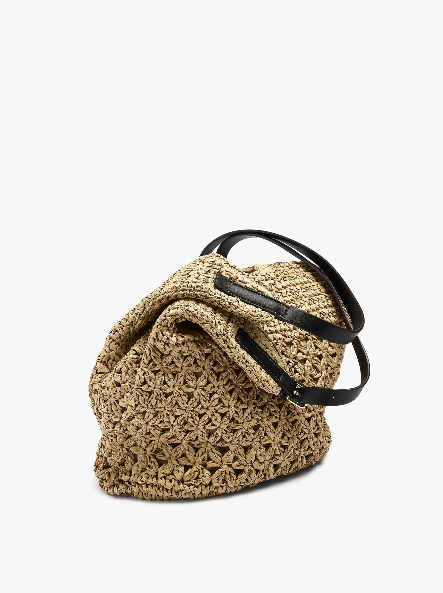 Bag Hobo With Paper Straw