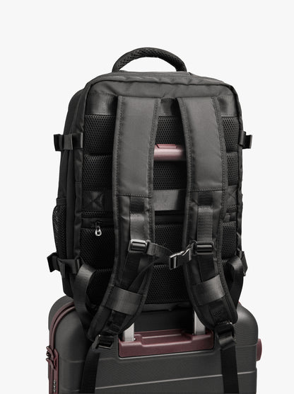 Extendable Nylon Cabin Backpack With Bottle Holder
