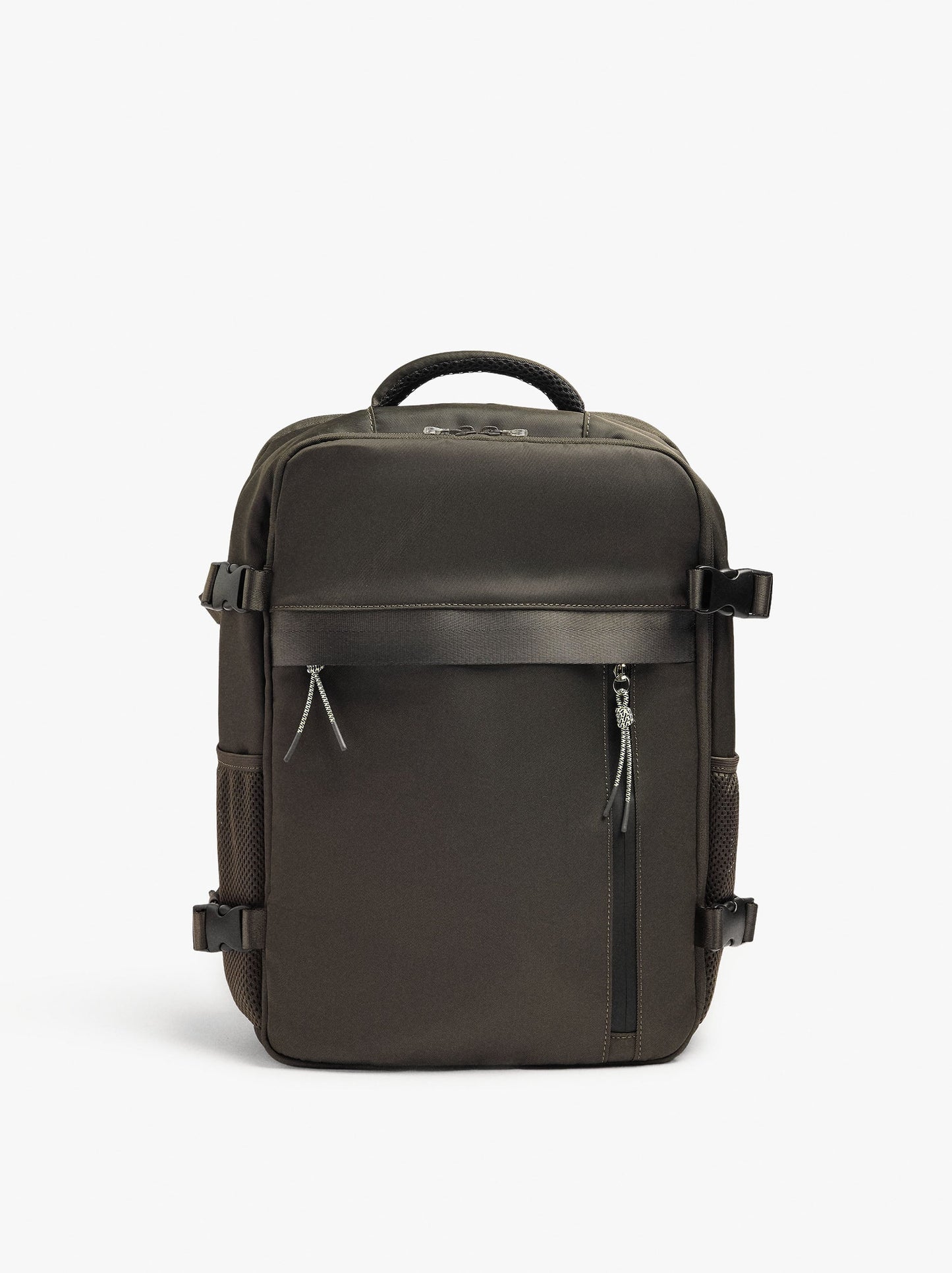 Extendable Nylon Cabin Backpack With Bottle Holder