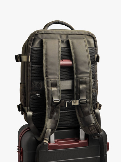 Extendable Nylon Cabin Backpack With Bottle Holder