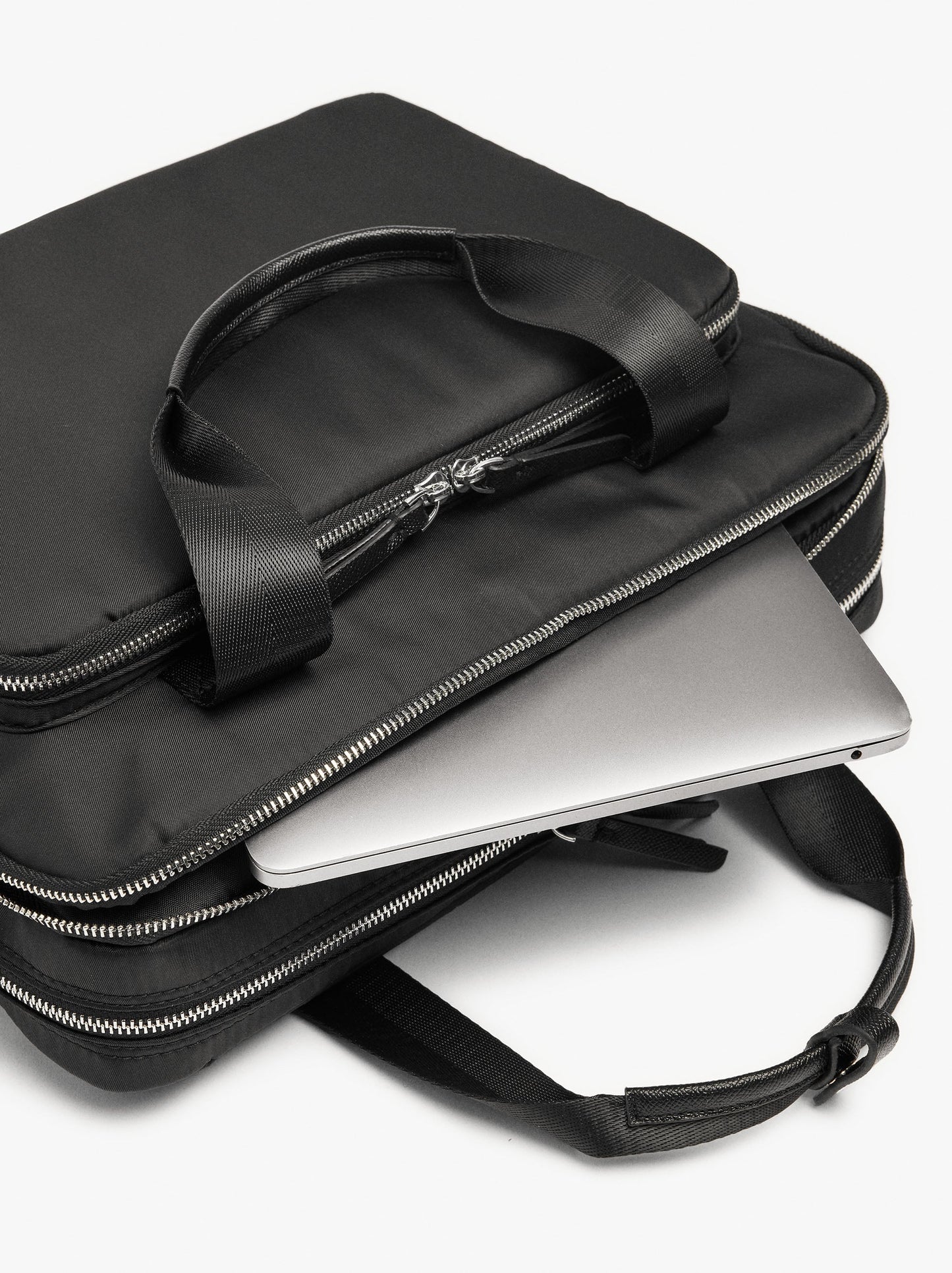 Nylon Bag For Laptop Up To 15" With Water-Repellent