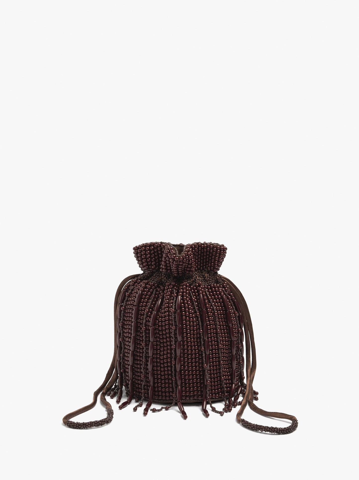Party Bag With Beads And Fringes