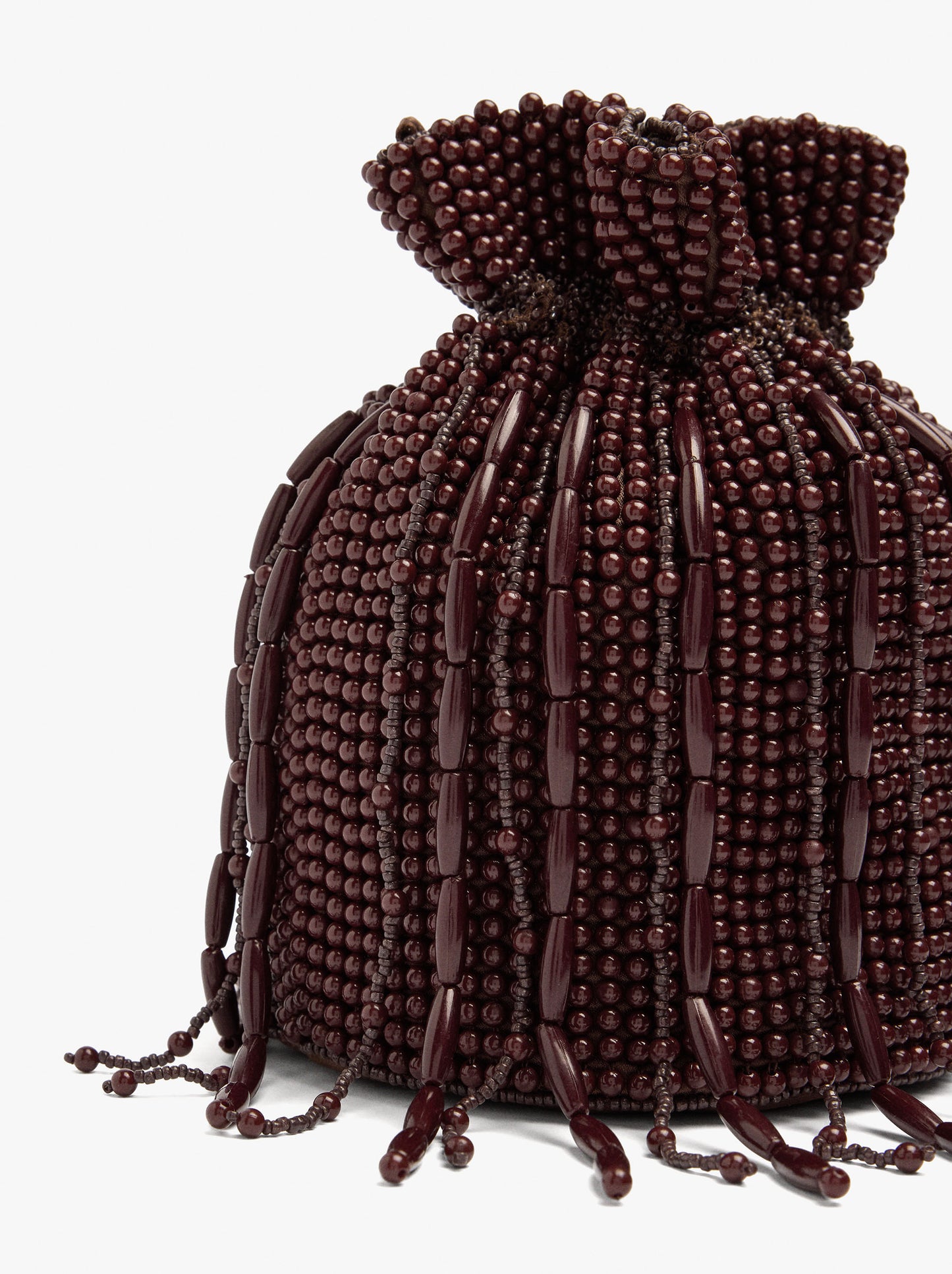 Party Bag With Beads And Fringes