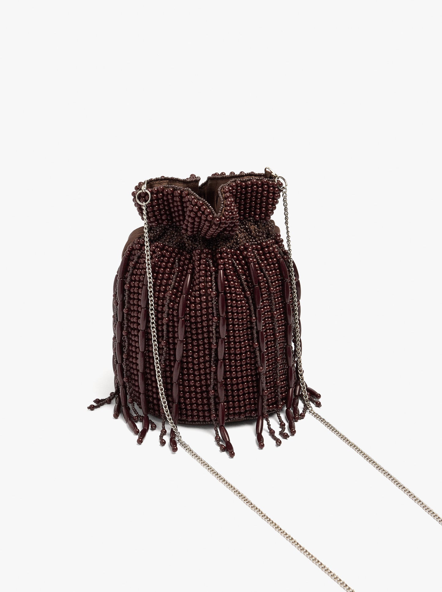 Party Bag With Beads And Fringes