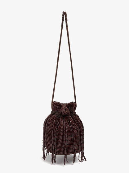 Party Bag With Beads And Fringes