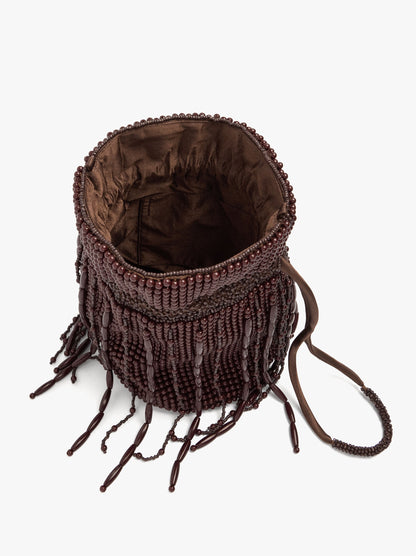 Party Bag With Beads And Fringes