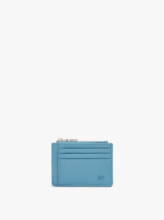 Card Holder With Texture And Keychain