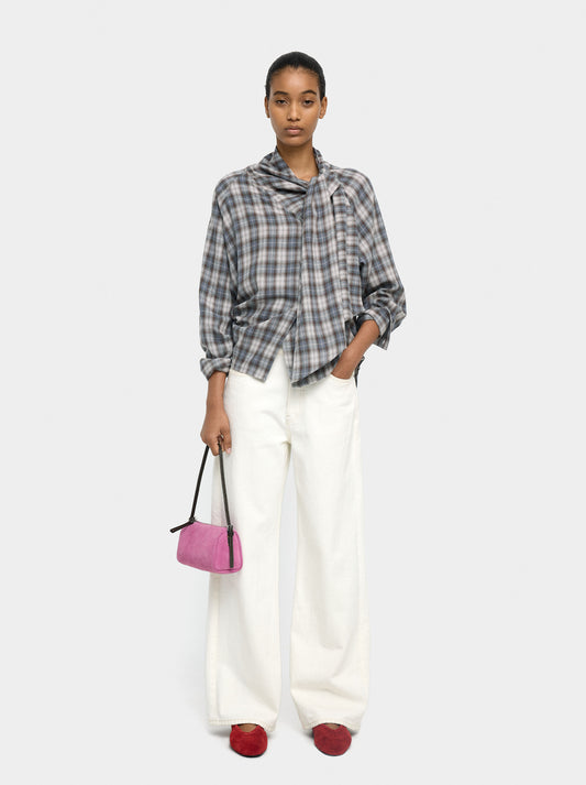 Shirt With Squares 100% Cotton