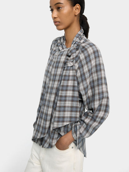 Shirt With Squares 100% Cotton