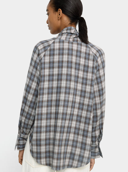 Shirt With Squares 100% Cotton