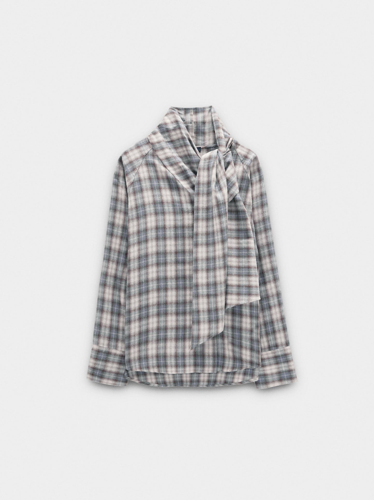 Shirt With Squares 100% Cotton