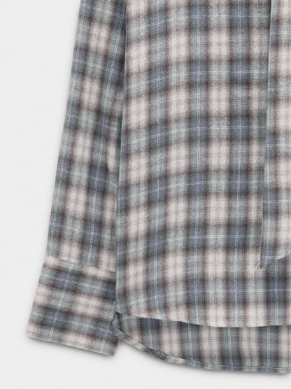 Shirt With Squares 100% Cotton