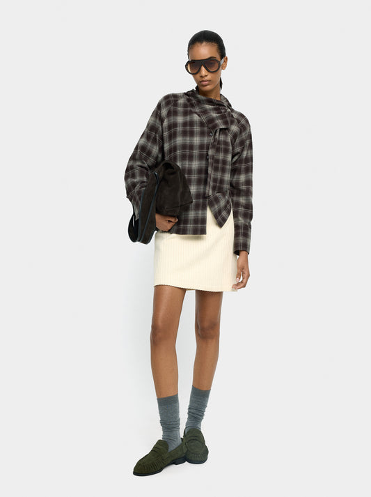 Shirt With Squares 100% Cotton