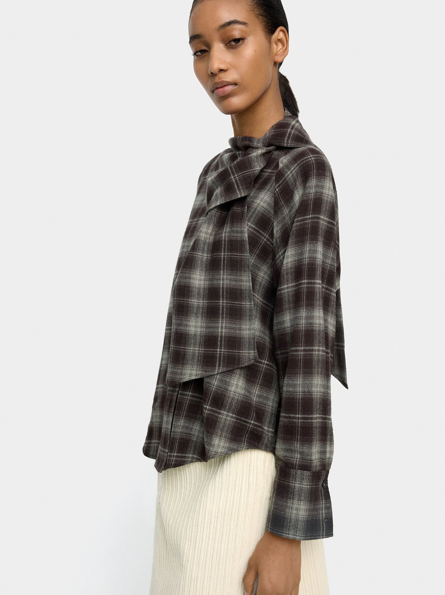 Shirt With Squares 100% Cotton