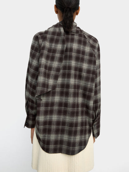 Shirt With Squares 100% Cotton