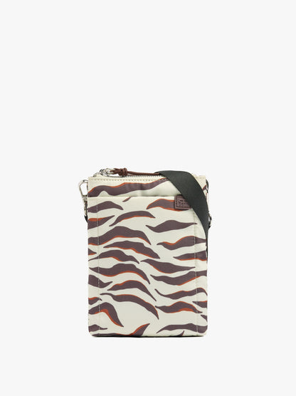 Double Printed Nylon Crossbody Bag